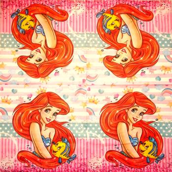 207 Mädchen - 2-ply - Disney Ariel - CS